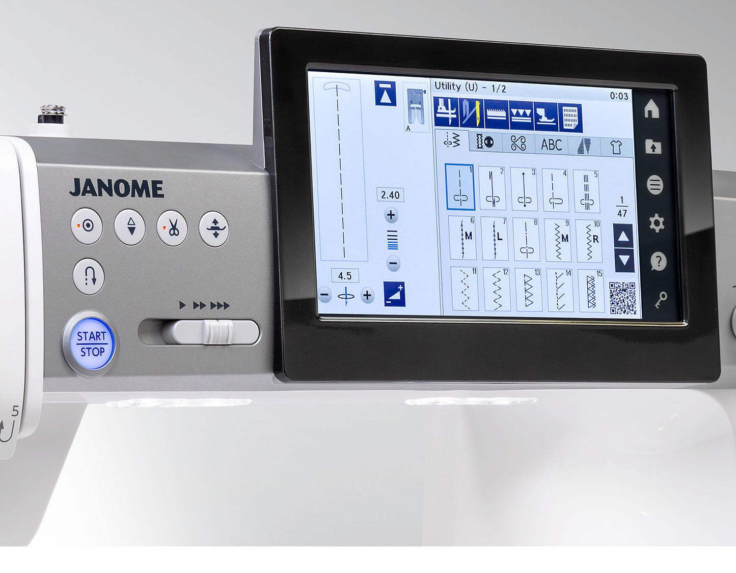 Janome Memory Craft 1000 Sewing & Embroidery Machine with Continental M8 Professional Hi-Definition Quilting & Sewing Machine Bundle