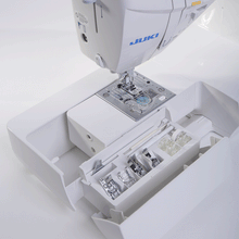 Load image into Gallery viewer, JUKI AMERICA HZL-DX7 Professional Quality Quilting and Sewing Machine with 287 Stitch Patterns and 4 Fonts

