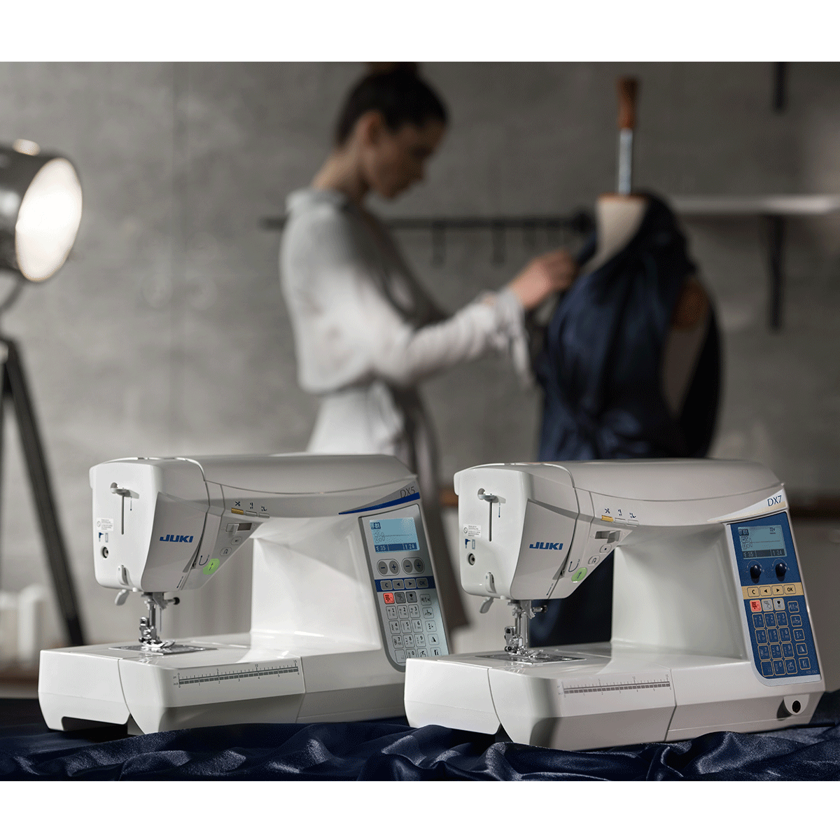 JUKI AMERICA HZL-DX5 Professional Quality Quilting and Sewing Machine with 185 Stitch Patterns and 3 Fonts