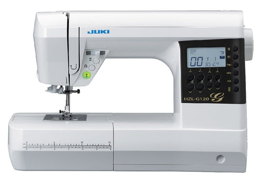 JUKI AMERICA HZL-G120 Full-Sized Computer Controlled Sewing Machine with 180 Stitch Patterns