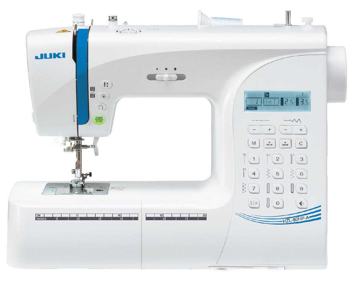 JUKI AMERICA HZL-80HP-A Compact Size Computer Controlled Sewing Machine with 197 Stitch Patterns