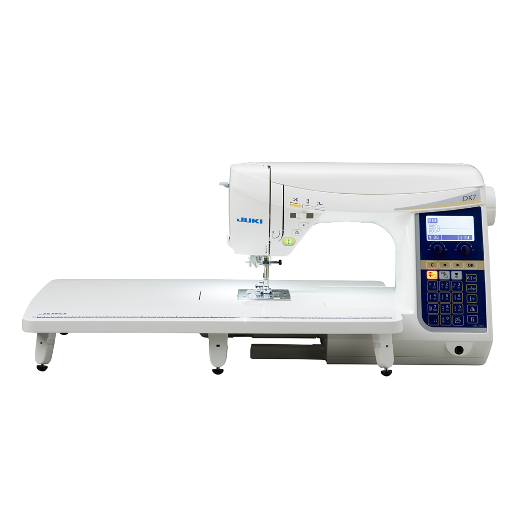 JUKI AMERICA HZL-DX7 Professional Quality Quilting and Sewing Machine with 287 Stitch Patterns and 4 Fonts