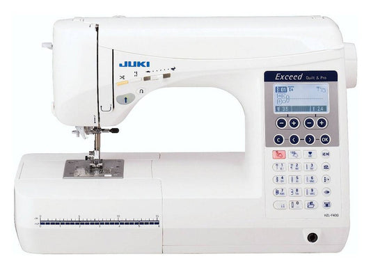 JUKI AMERICA HZL-F400 Exceed Series Sewing Machine with 157 Stitch Patterns and 3 Fonts