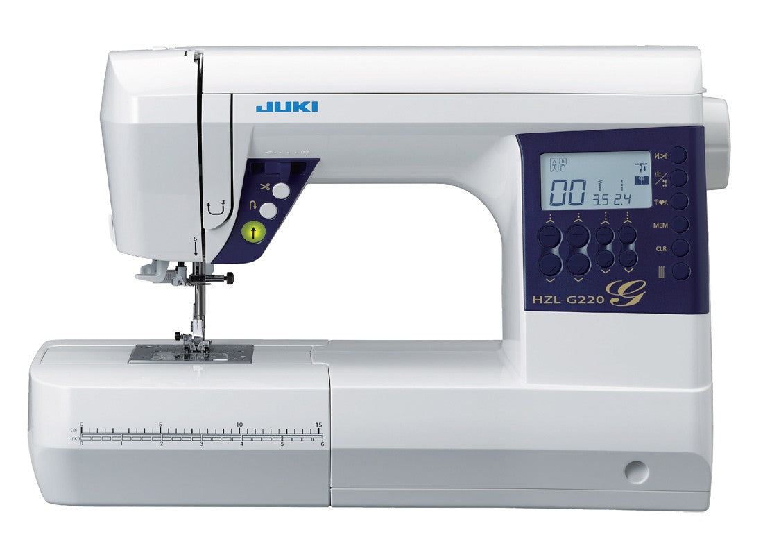 JUKI AMERICA HZL-G220 Full-Sized Computer Controlled Sewing Machine with Automatic Thread Trimmer