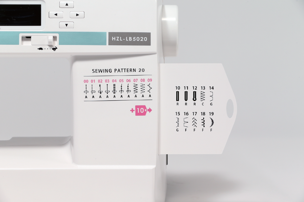 JUKI AMERICA HZL-LB5020 Compact Size Sewing Machine with 20 Stitch Patterns