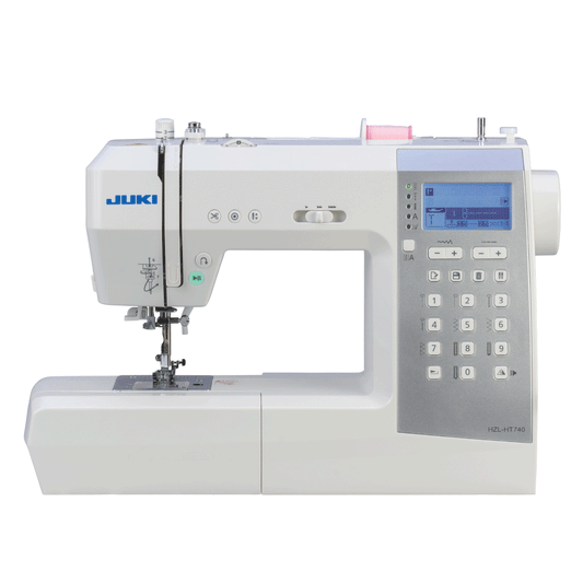 JUKI AMERICA HZL-HT740 Compact Size Computer Controlled Sewing Machine with 116 Stitch Patterns and 2 Fonts