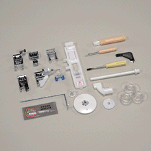 Load image into Gallery viewer, JUKI AMERICA HZL-HT740 Compact Size Computer Controlled Sewing Machine with 116 Stitch Patterns and 2 Fonts
