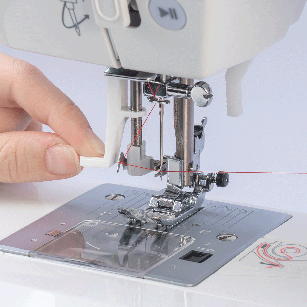 JUKI AMERICA HZL-HT710 Compact Size Computer Controlled Sewing Machine with 60 Stitch Patterns