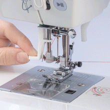 Load image into Gallery viewer, JUKI AMERICA HZL-HT740 Compact Size Computer Controlled Sewing Machine with 116 Stitch Patterns and 2 Fonts
