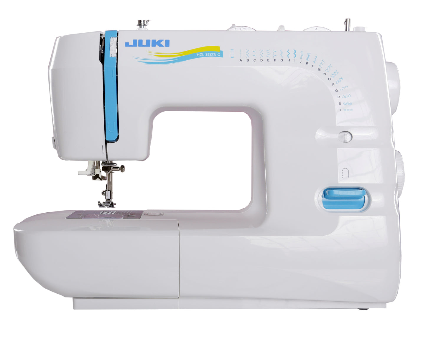 JUKI AMERICA HZL-353ZR-C Compact Size Sewing Machine with 21 Stitch Patterns