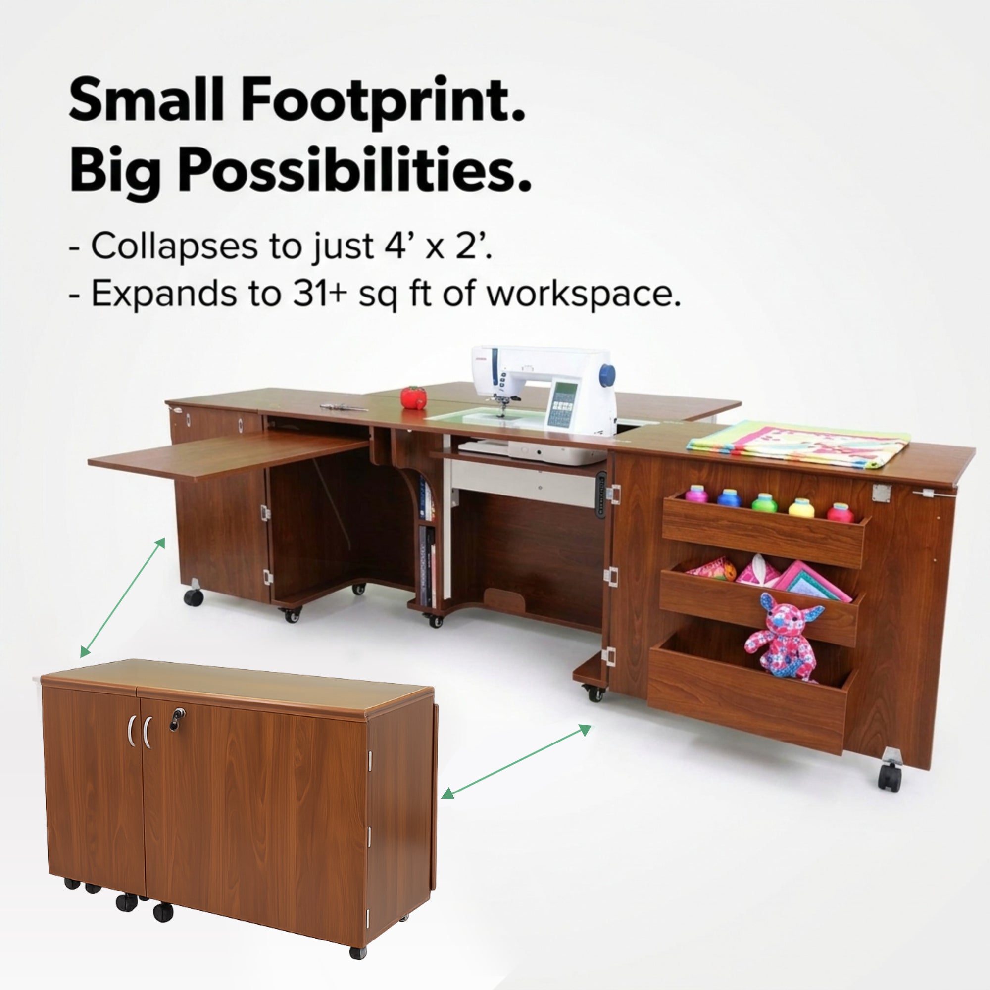Arrow Sewing Aussie Dual Rail Electric Cabinet