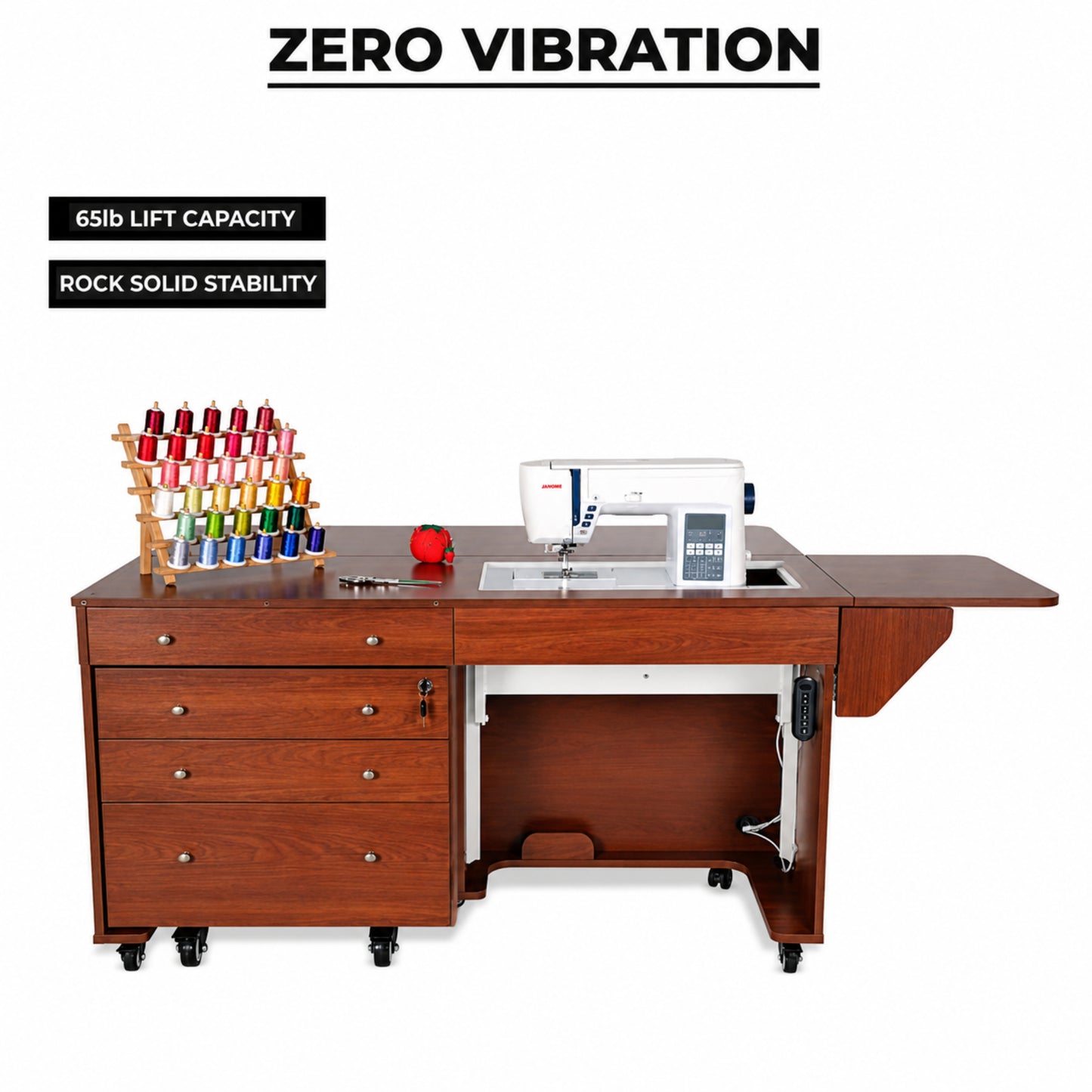 Arrow Sewing Kangaroo & Joey Dual Rail Electric Sewing Cabinet