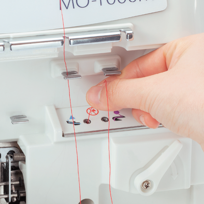 JUKI AMERICA MO-1000 2/3/4 Air Threading Overlock with Differential Feed and Rolled Hem