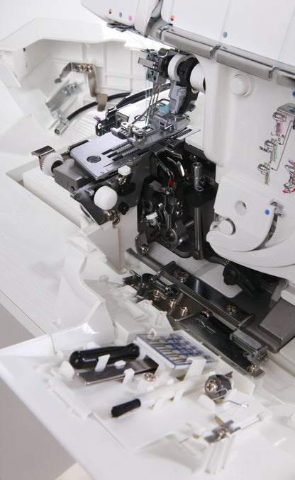 JUKI AMERICA MO-735 2/3/4/5 Thread Overlock with Chainstitch and Coverstitch