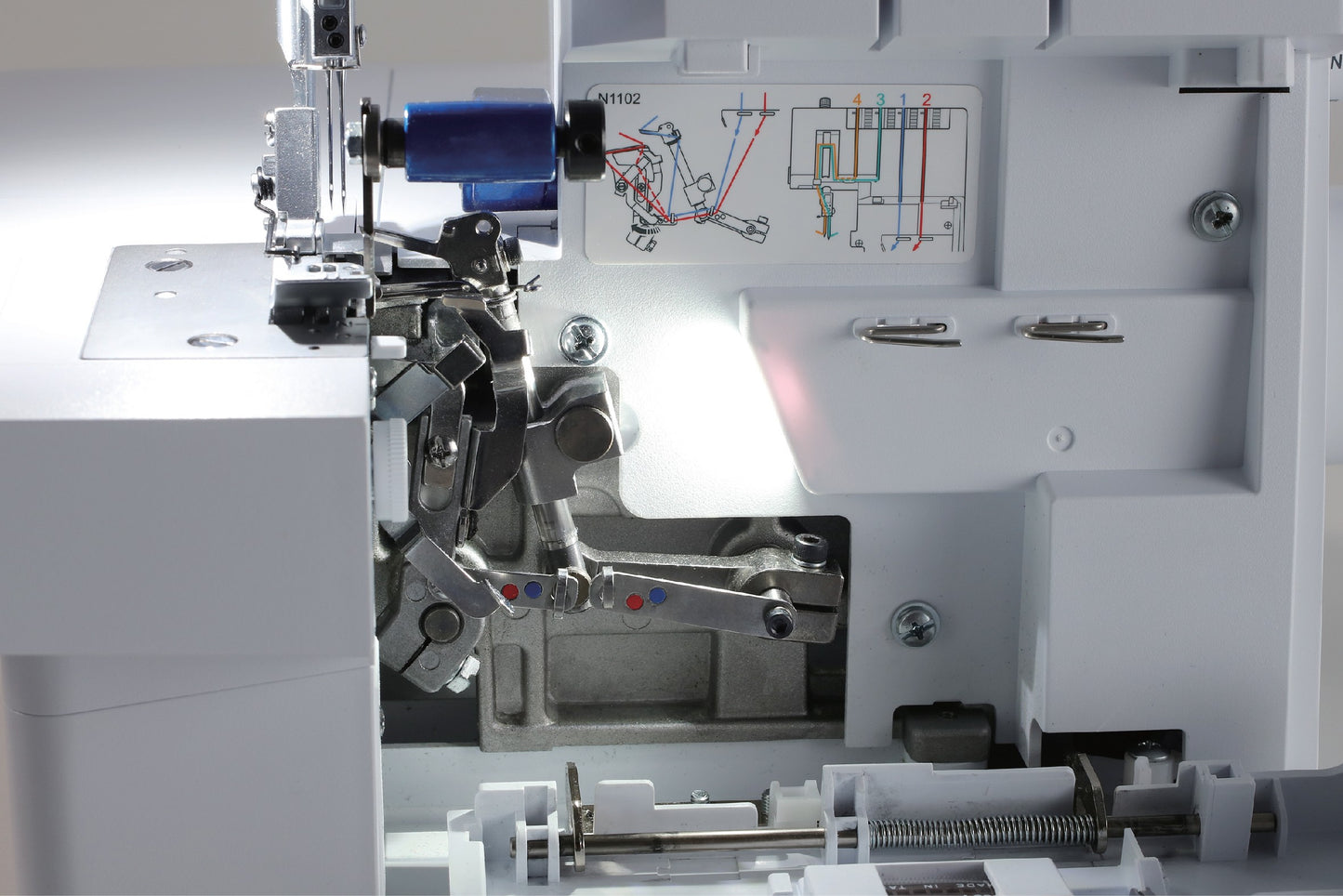 JUKI AMERICA MO-80CB 2/3/4 Thread Overlock with Free Arm, Differential Feed, and Rolled Hem