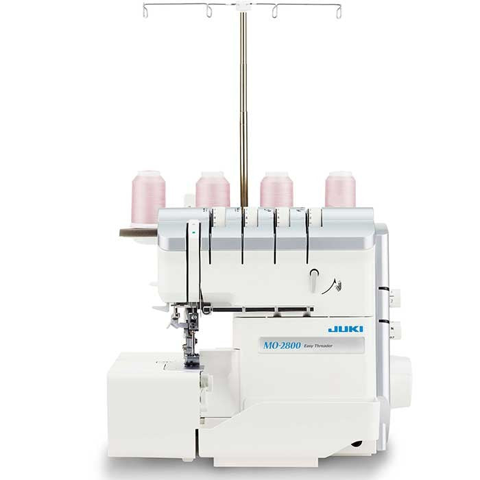JUKI AMERICA MO-2800 2/3/4 Air Threading Overlock with Differential Feed and Rolled Hem