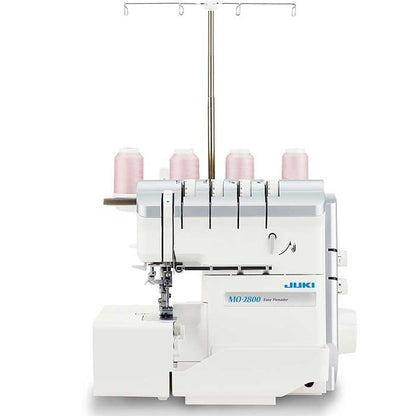 JUKI AMERICA MO-2800 2/3/4 Air Threading Overlock with Differential Feed and Rolled Hem