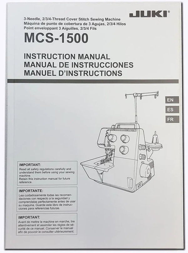 Juki MCS-1500N Cover and Chain Stitch Machine