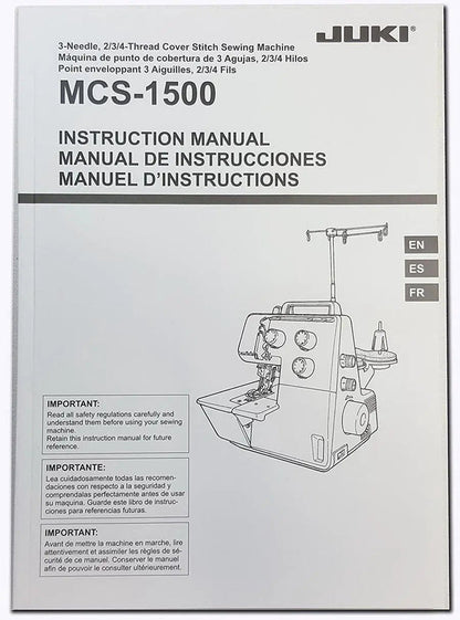 Juki MCS-1500N Cover and Chain Stitch Machine