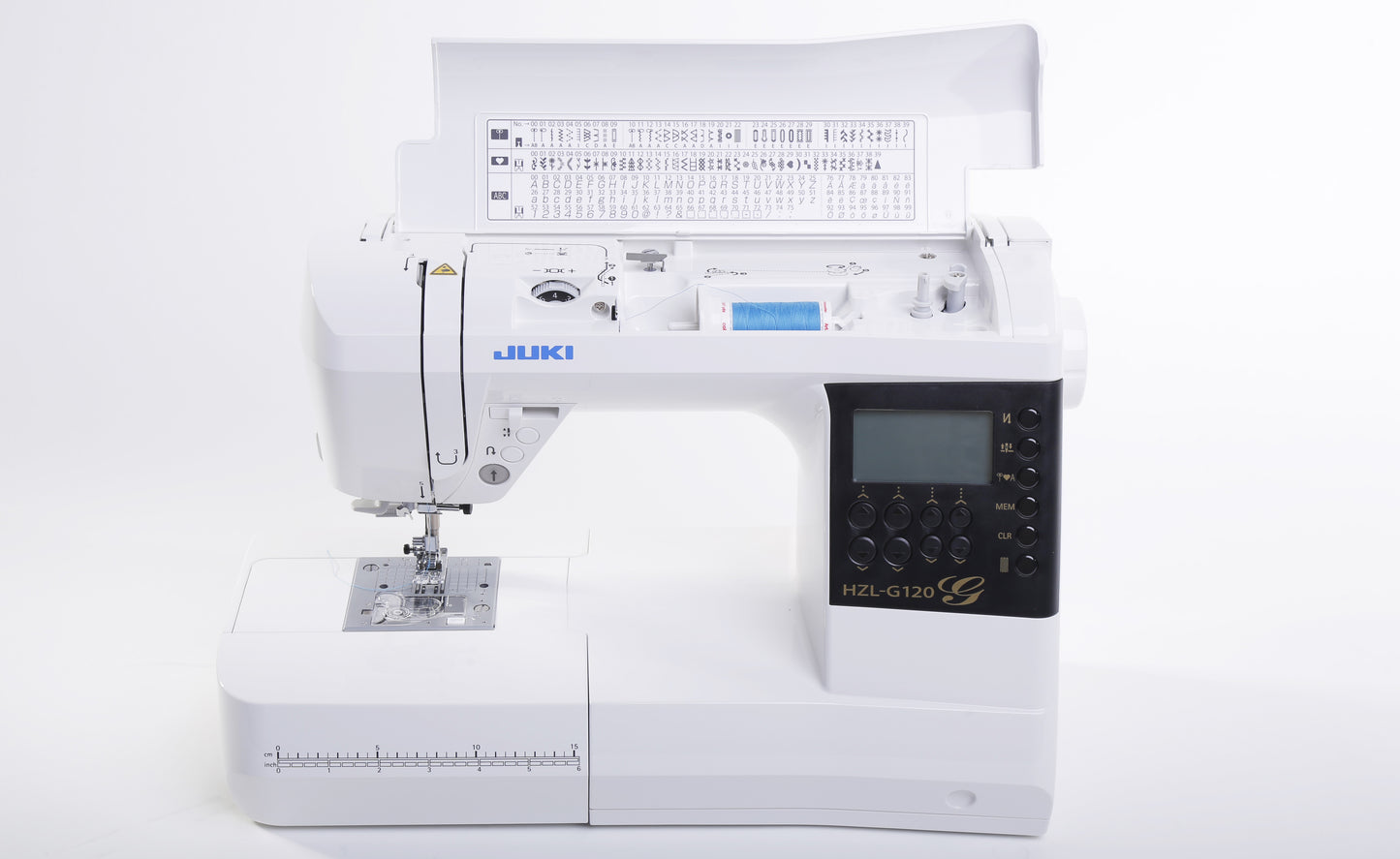 JUKI AMERICA HZL-G120 Full-Sized Computer Controlled Sewing Machine with 180 Stitch Patterns