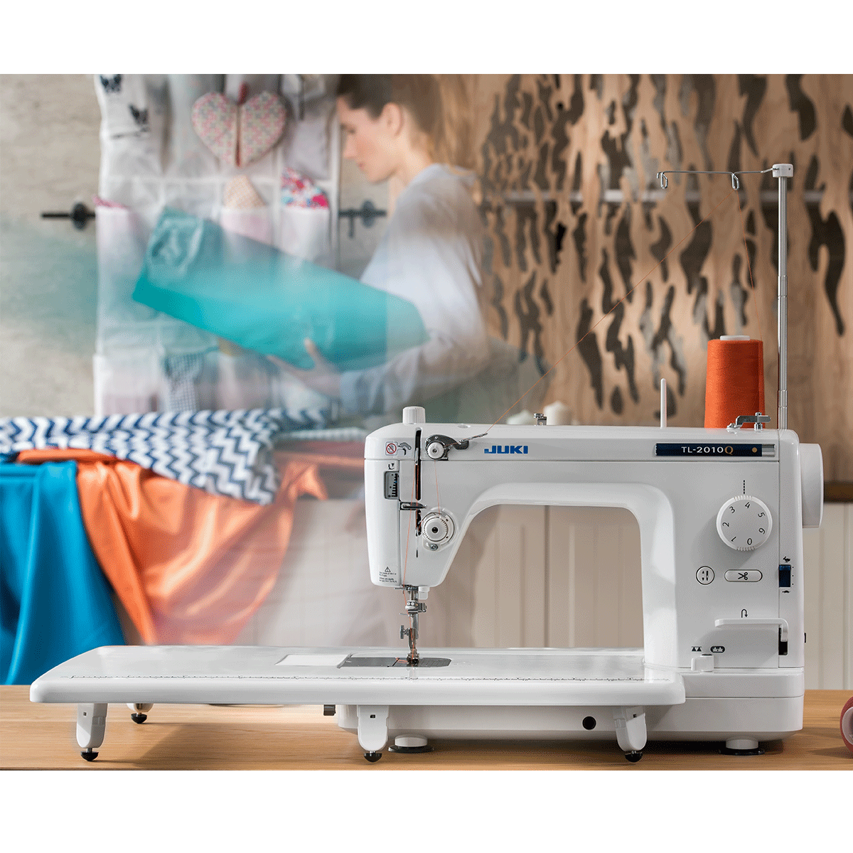 JUKI AMERICA TL-2010Q Mid-Arm Quilting and Piecing Machine with Automatic Thread Trimmer and Speed Control