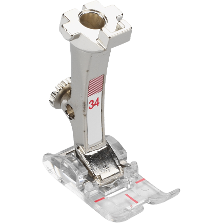 BERNINA Reverse-pattern Foot with Clear Sole #34