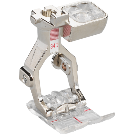 BERNINA Reverse-pattern Foot with Clear Sole #34D