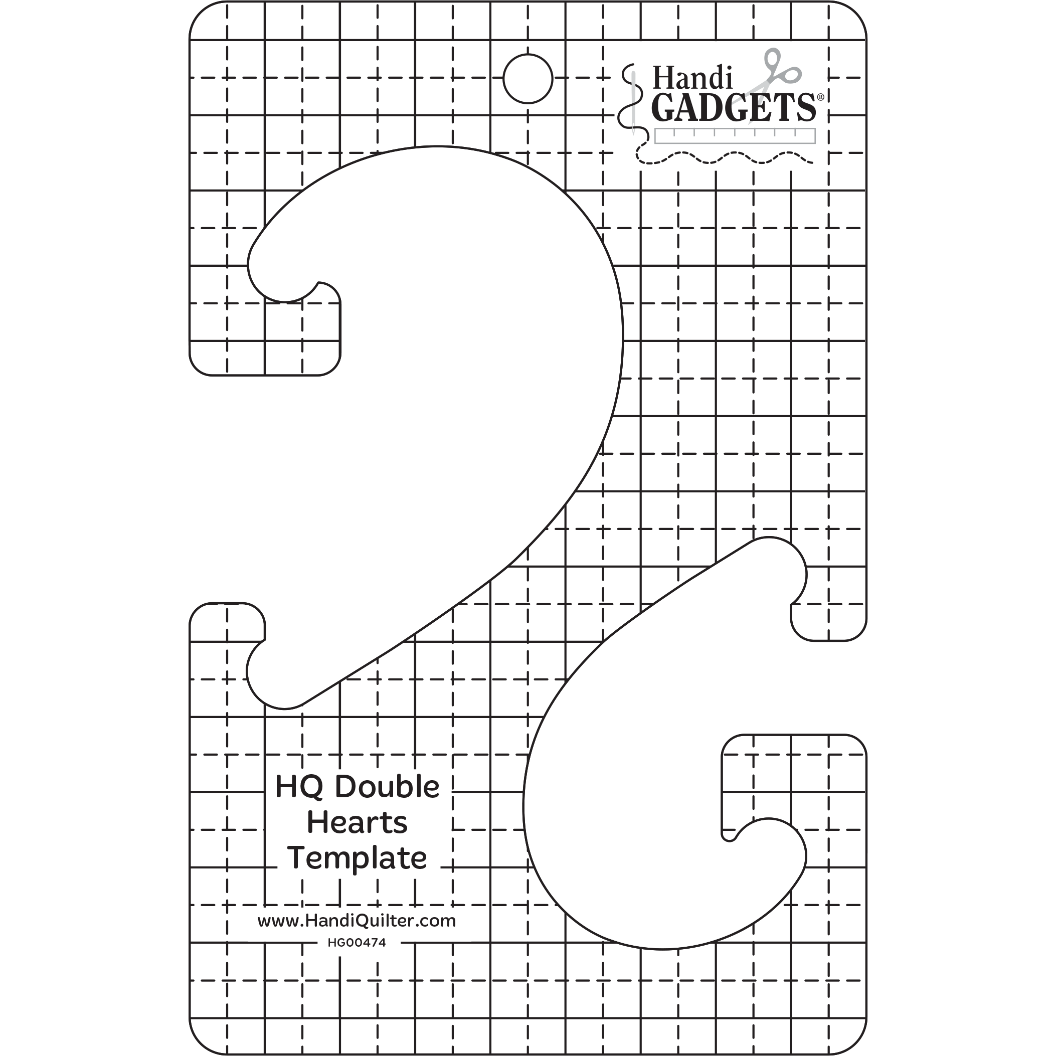 Handi Quilter Double Hearts Template Creative Sewing Center