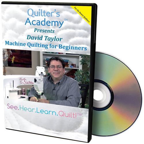 QA Presents David Taylor: Machine Quilting for Beginners DVD