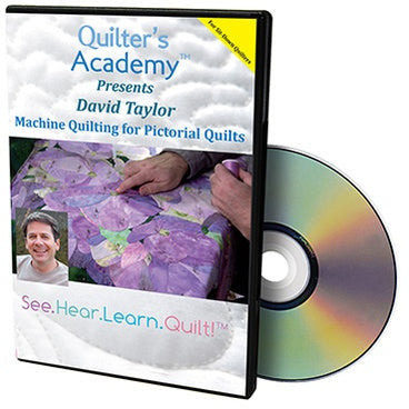 QA Presents David Taylor: Machine Quilting for Pictorial Quilts DVD