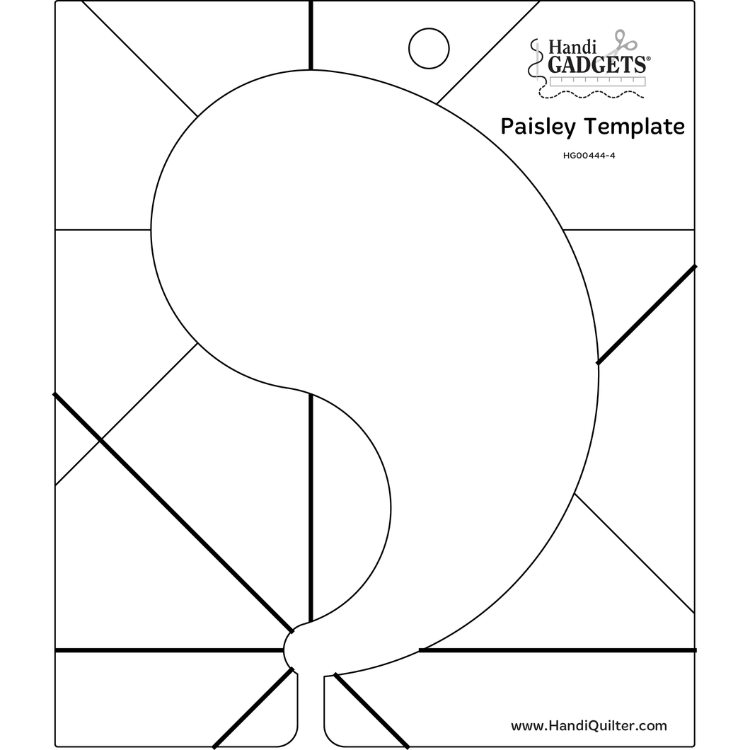 Paisley 7.5-Inch Template *NEW
