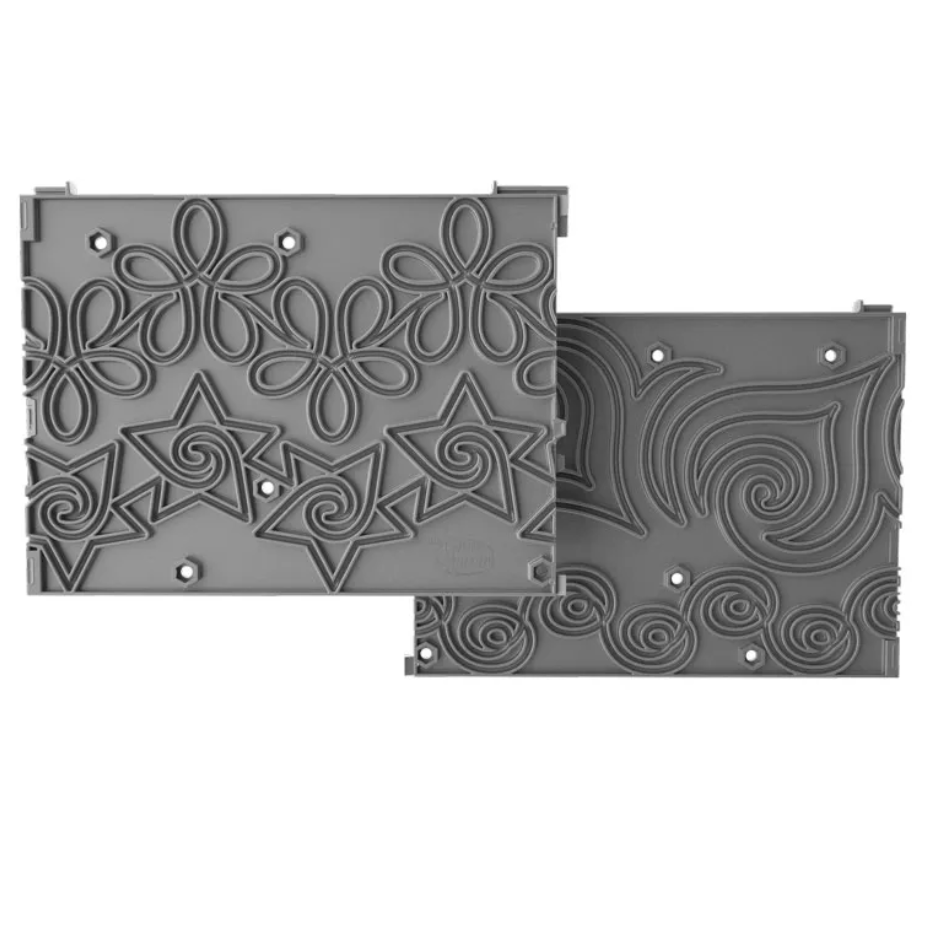 The Grace Company Plastic Pattern Perfect Stars and Flowers 10 Panel