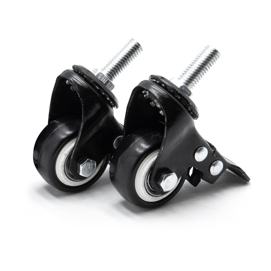HQ Mini Casters (for InSight Table/Loft Frame, set of 2) NOTE: Order 2 sets for InSight table, 3 sets for 8 ft frame, Order 4 sets for 10 ft frame